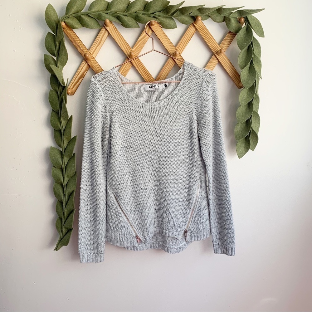 ONLY sweater with zippers